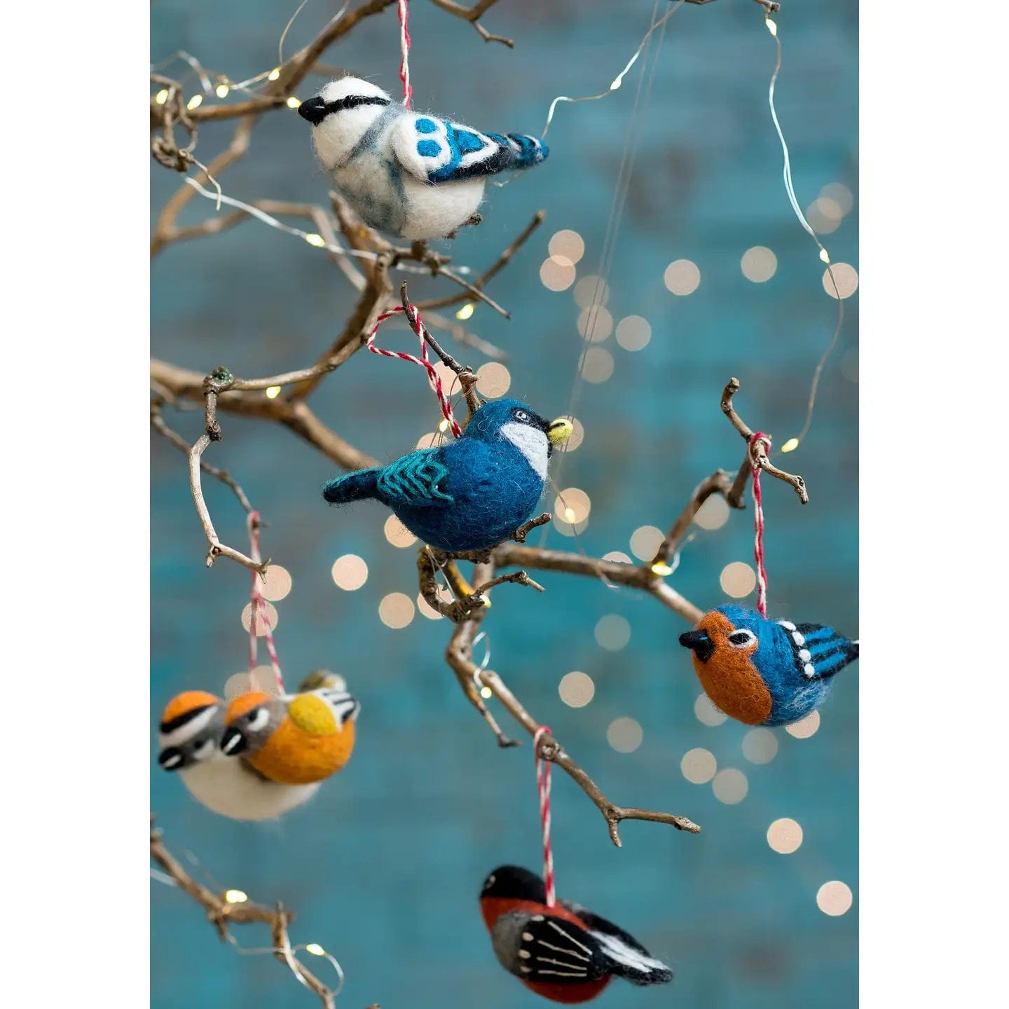 Felt So Good Christmas Decorations Felt Bird Decorations - HDEC113