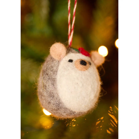 Felt So Good Christmas Decorations Felt Hedgehog Decoration - XM134