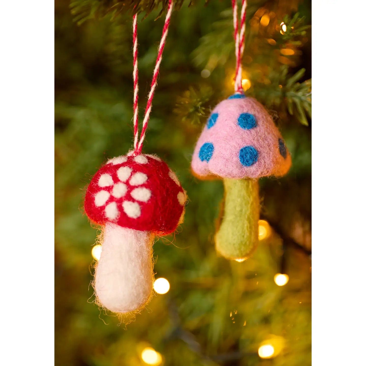 Felt So Good Christmas Decorations Felt Mushroom Decoration - XM136