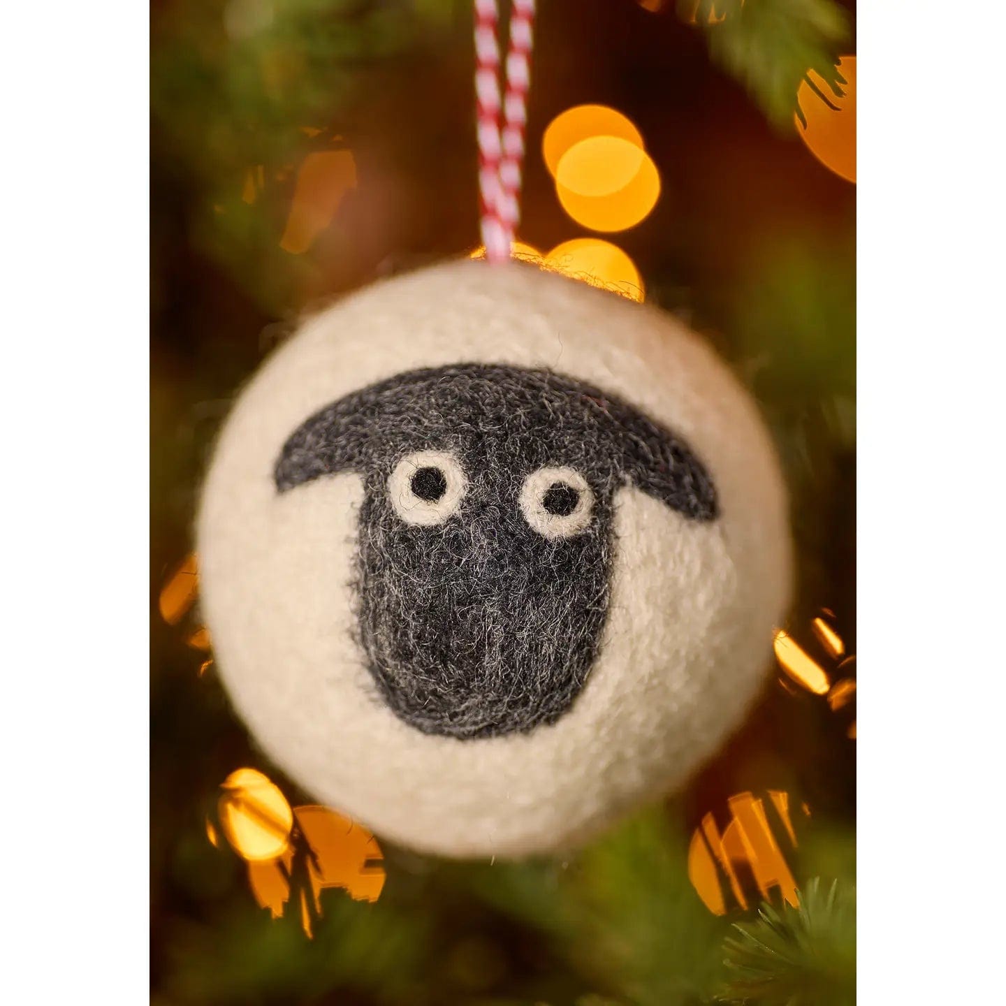 Felt So Good Christmas Decorations Felt Sheep Bauble - XM75