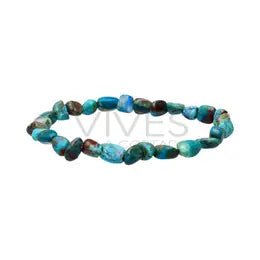 Chrysocolla Rolled Bracelet - The Stone of Expression - CR1 - The Hare and the Moon
