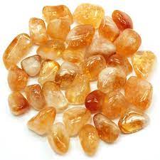 Citrine Tumble Stone - Stone of Sunshine and Warmth - The Hare and the Moon
