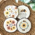 Jones Home & Gift Coasters Summer Solstice Wood Slice Coaster