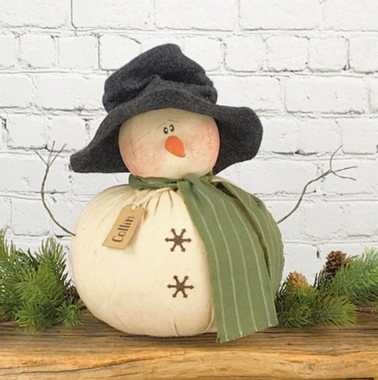 Collin The Whimsical Snowman - HM1 - sale - The Hare and the Moon