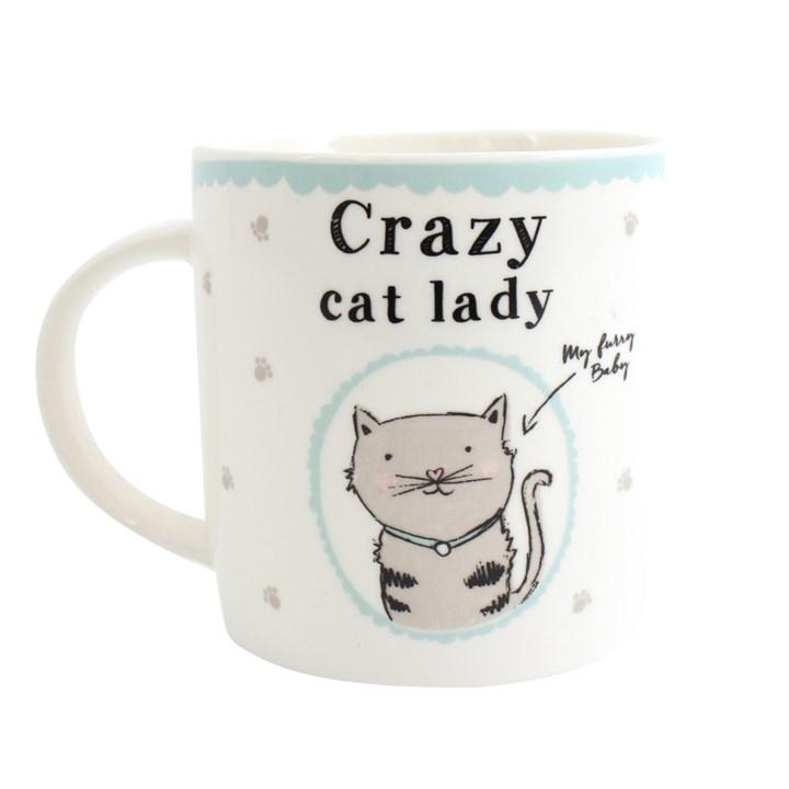 CRAZY CAT LADY BOXED MUG - The Hare and the Moon