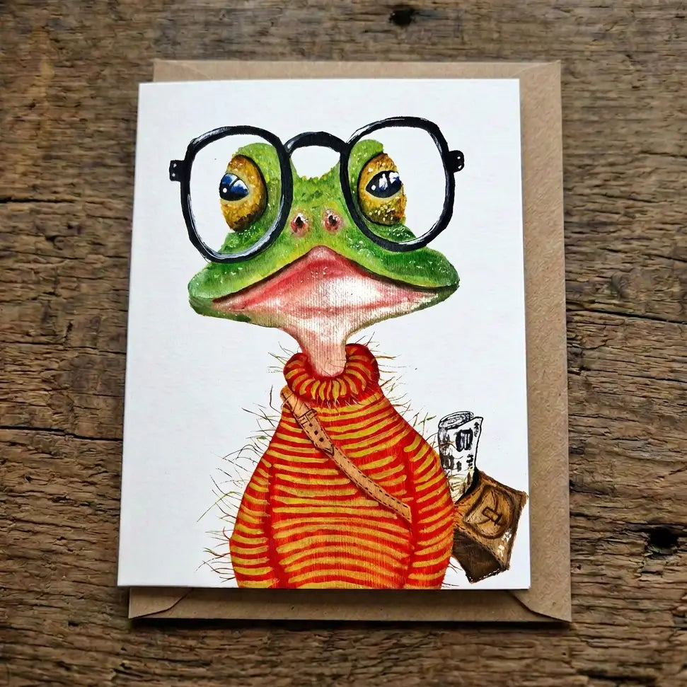 Croak Times | Jurga Ryan | 6x4" Greeting Card | JRA8