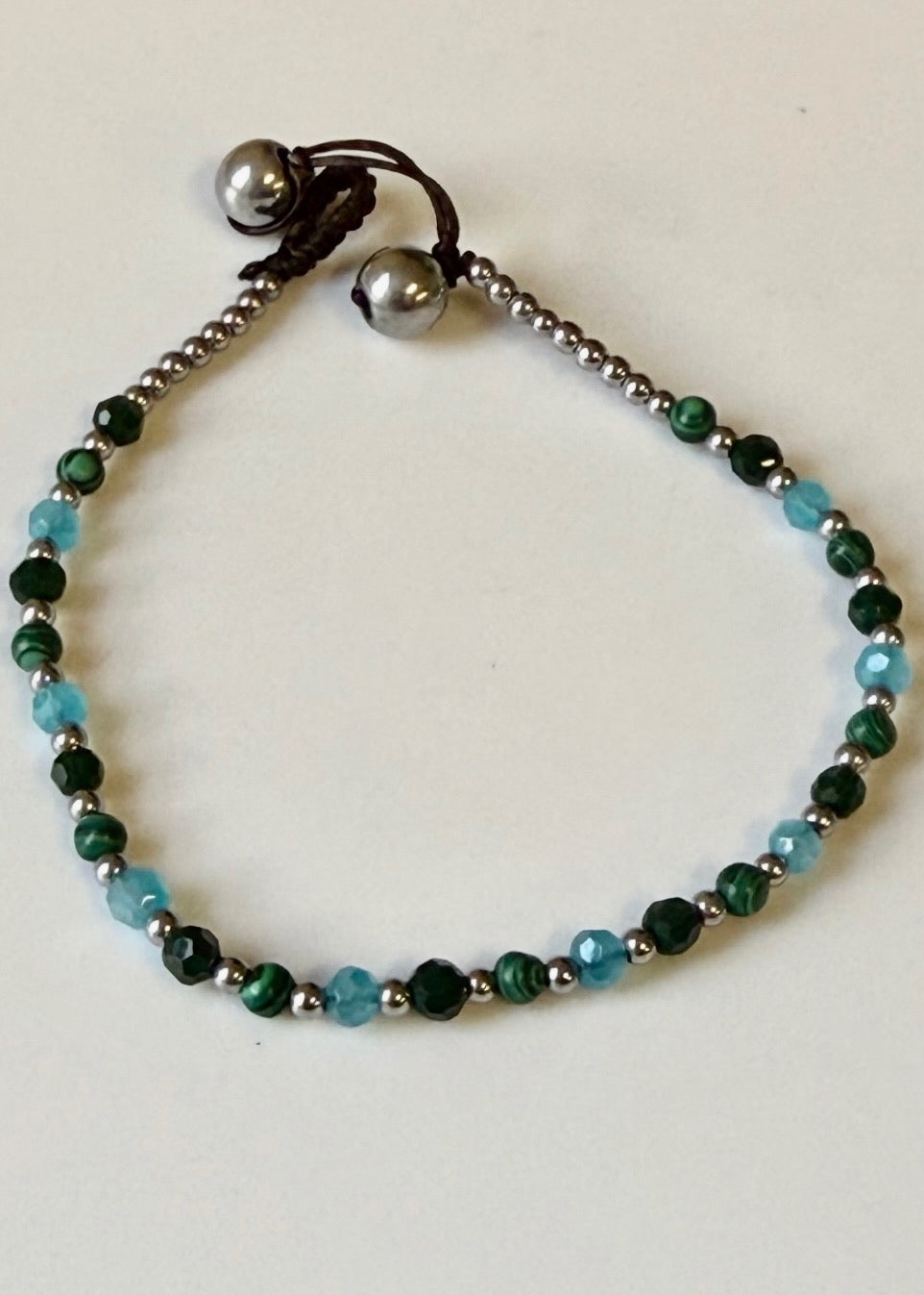 Crystal Healing Bracelets with Hematite - Various Stones Available - JAM1