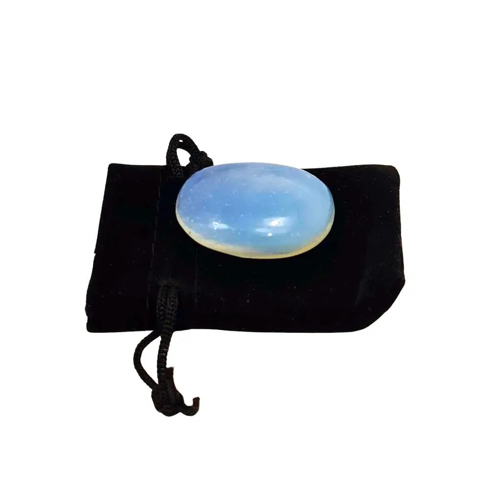 The Hare and the Moon Crystals Opalite Worry Stone - The Stone of Success - WS7