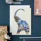 DM Cards Elephant Squirting Water Greeting Card - A031