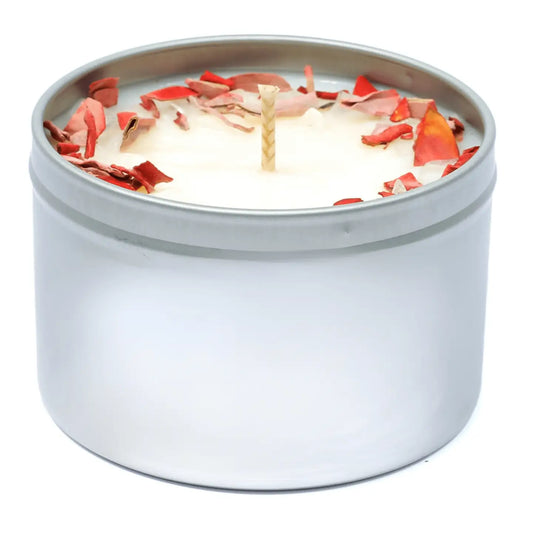 Dragons Blood & White Sage Crystal Infused Scented Candle