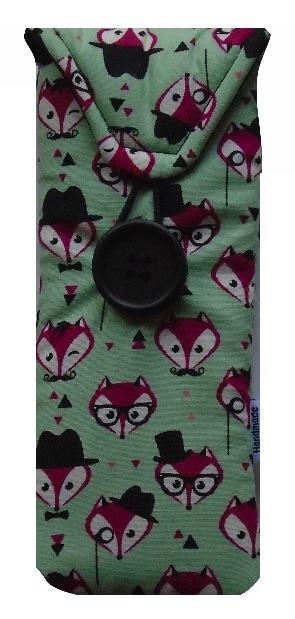 Fancy Mr Fox Print Glasses Case - The Hare and the Moon
