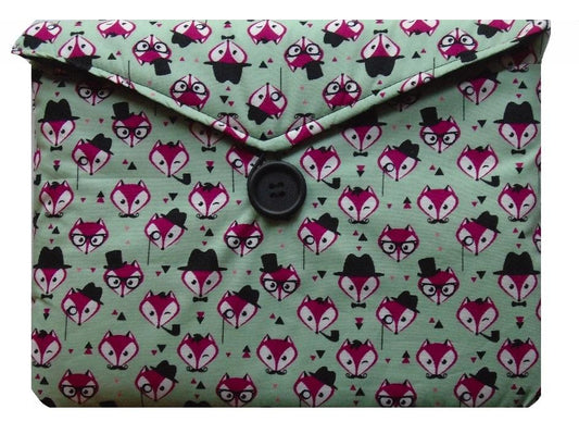 Fancy Mr Fox Print Tablet Bag - The Hare and the Moon