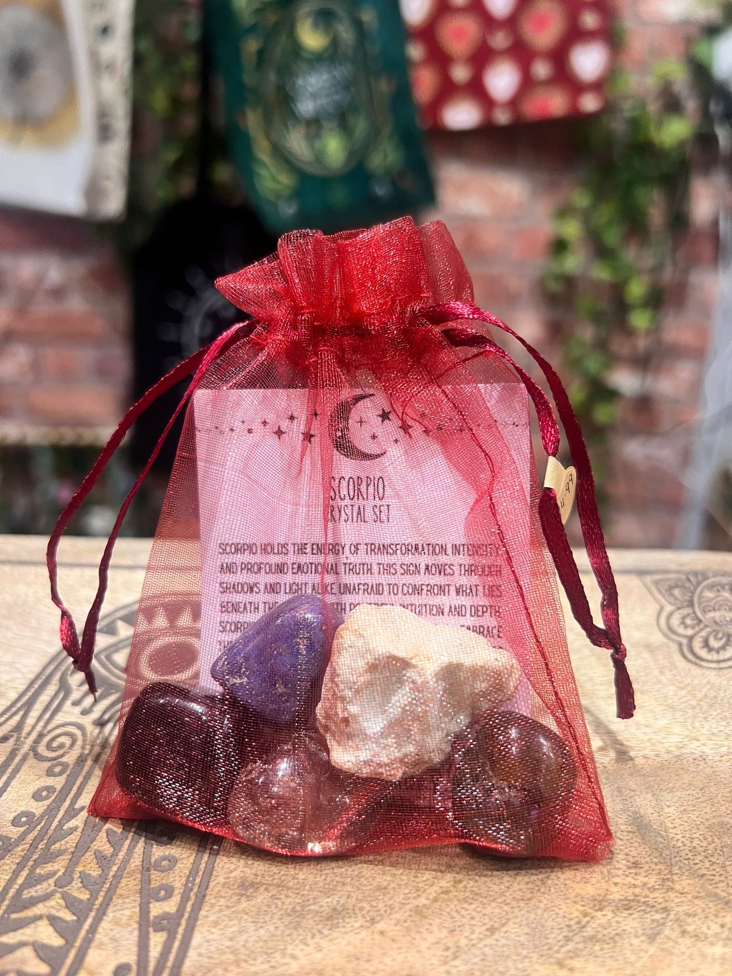 Crystal Horoscope Set - Scorpio