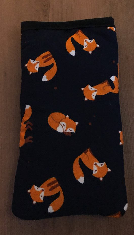 Foxes Print Mobile Phone Sock Pouch - The Hare and the Moon