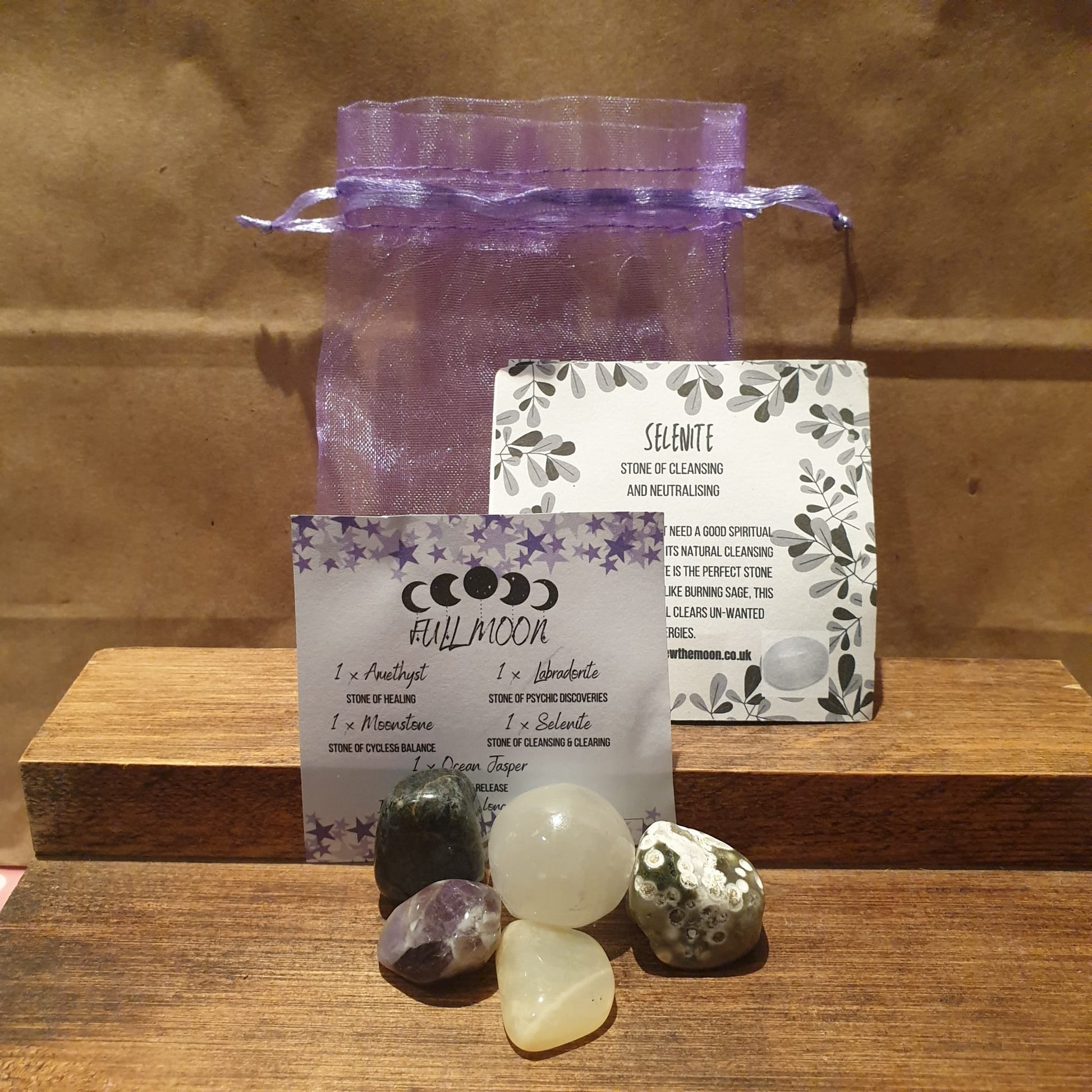 Full Moon Crystal Stone Set - CSTS1 - The Hare and the Moon