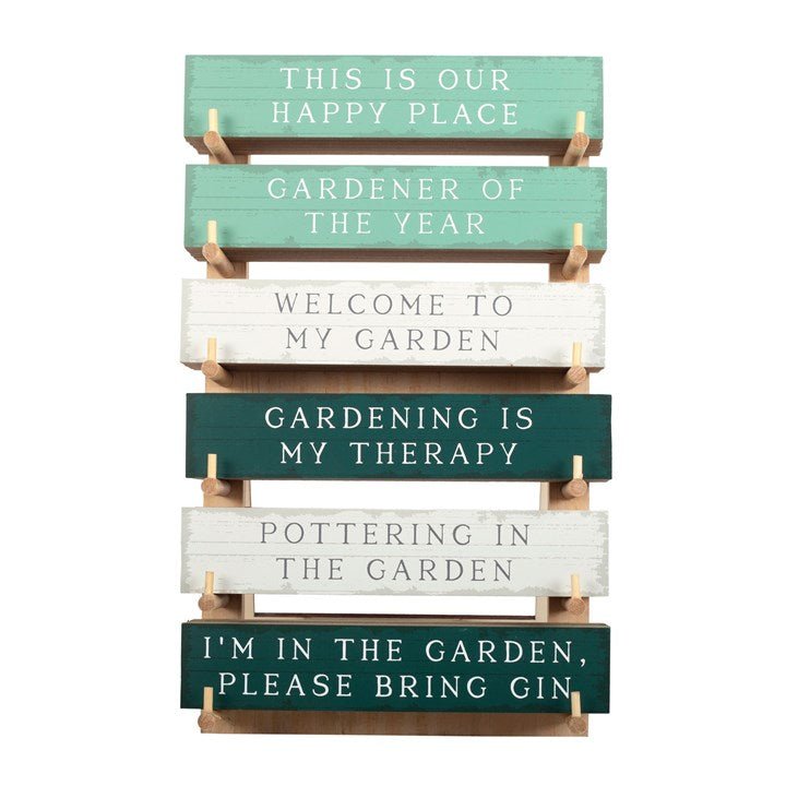 GARDENING BLOCK SIGNS - The Hare and the Moon