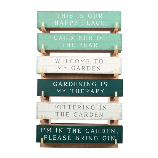 GARDENING BLOCK SIGNS - The Hare and the Moon