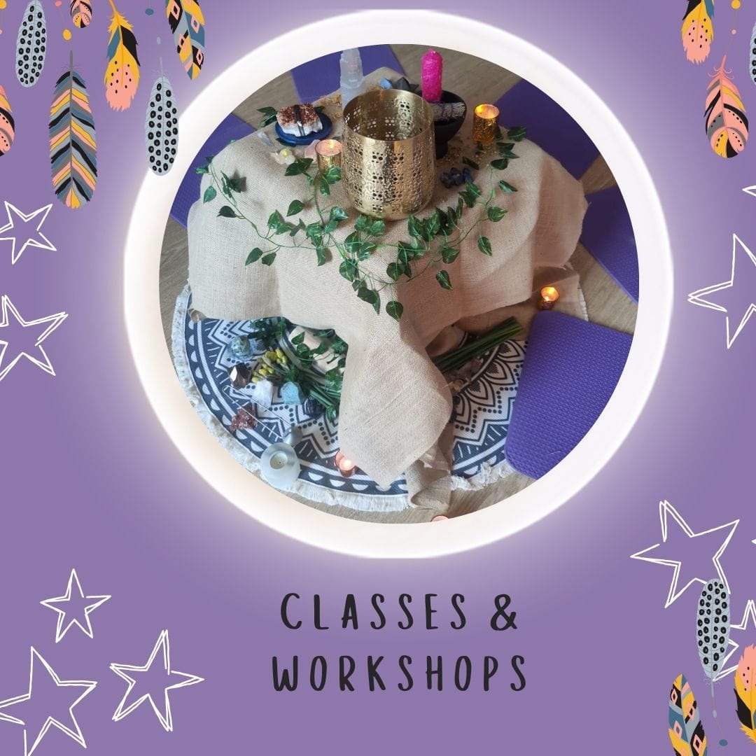 meditation circles, full moon classes, yoga, mindfulness and spiritual classes Richmond and twickenham