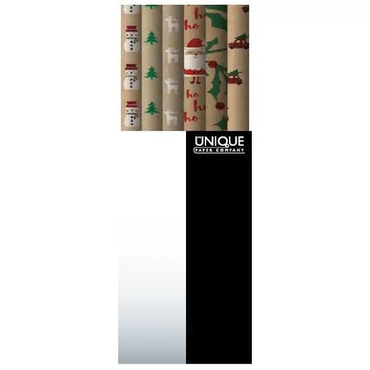 Sasse & Belle gift wrap Lapland Christmas Glitter Roll Wrap