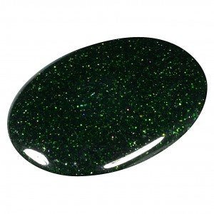Green Goldstone Palm Stone - Stone of Level Headedness - PS791 - The Hare and the Moon