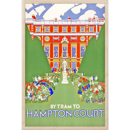HAMPTON COURT wooden postcard (Greeting Card) - WP8 - The Hare and the Moon