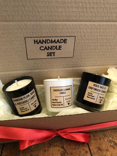 Handmade Travel Candle Gift Box - The Hare and the Moon