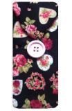 Hearts and Roses Print Glasses Case - The Hare and the Moon