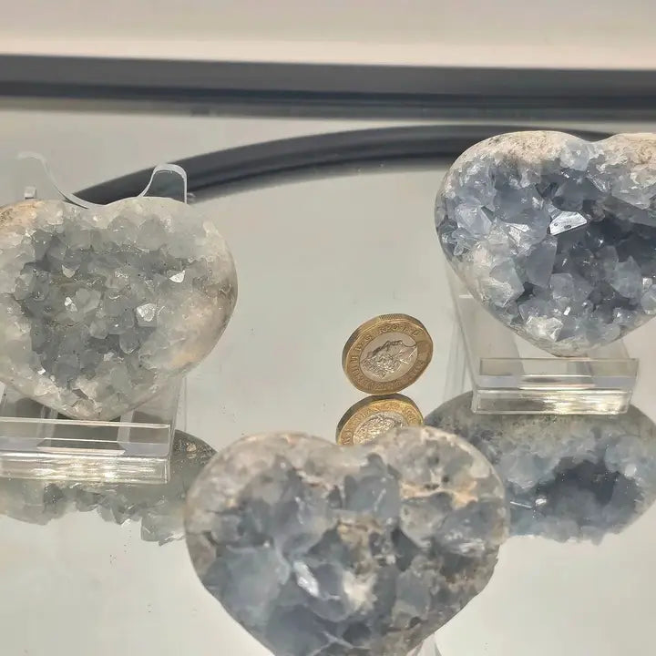 Celestite/Celestine Heart - CELH1