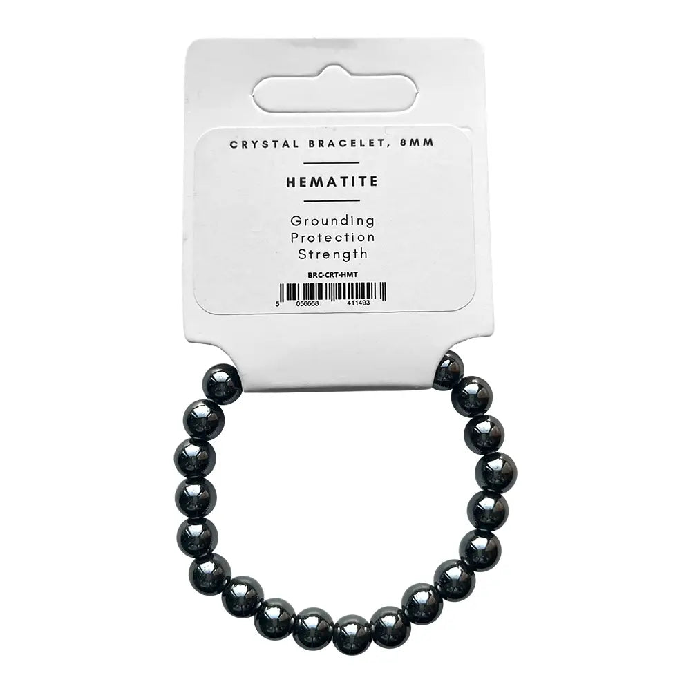 Hematite Power Bead Bracelet - Stone of Grounding and Balance - PB18