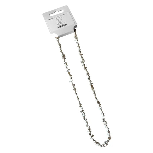 Howlite Gemstone Chips Necklace - NE67