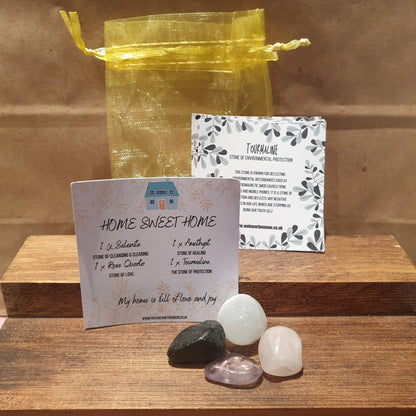 Home Sweet Home Healing Crystal Stone Set - TRA9 - The Hare and the Moon