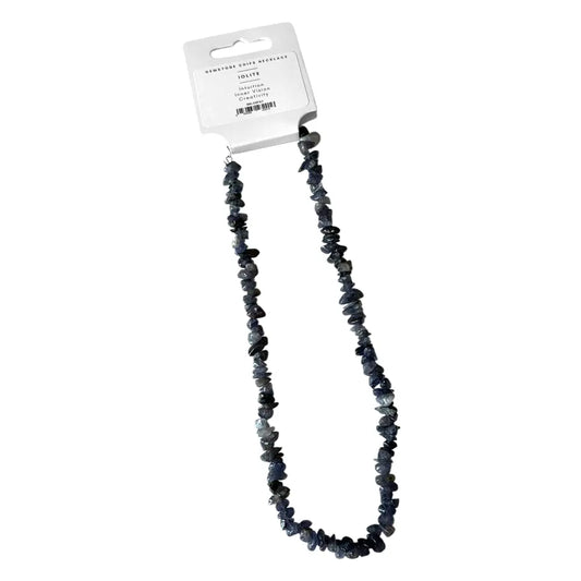 Iolite Gemstone Chips Necklace - NE68