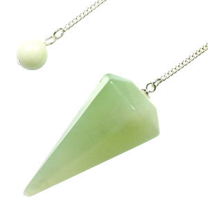 New Jade Pendulum -  The Stone of Luck  - PX45