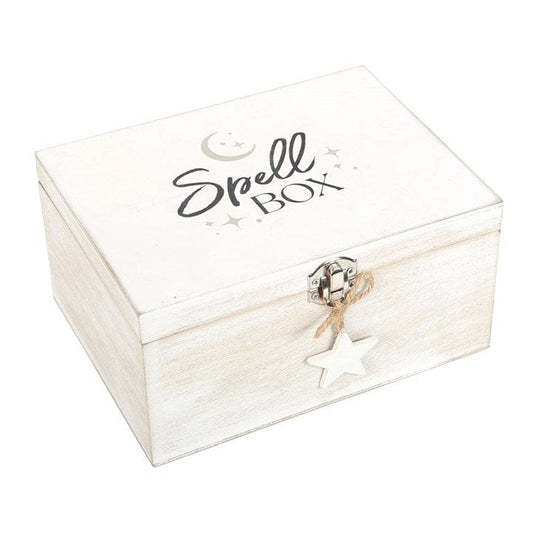 Jones Home & Gift Boxes, Tins & Dishes WHITE WITCH SPELL BOX