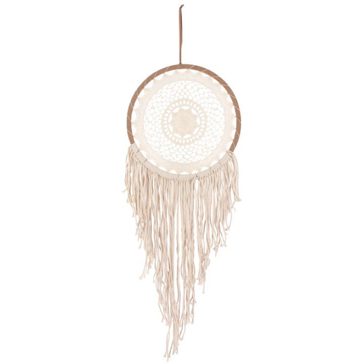 CREAM STRING DREAMCATCHER – The Hare and the Moon