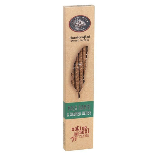 Jones Home & Gift Incense NATIVE SOUL PALO SANTO & SACRED HERBS SMUDGE INCENSE STICKS
