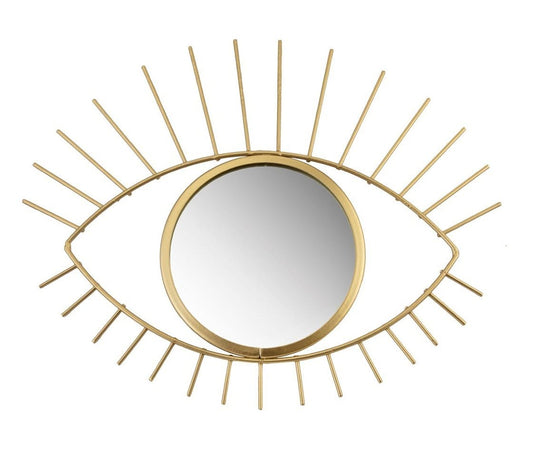 Jones Home & Gift Mirrors Gold Tribal Eye See You Mirror