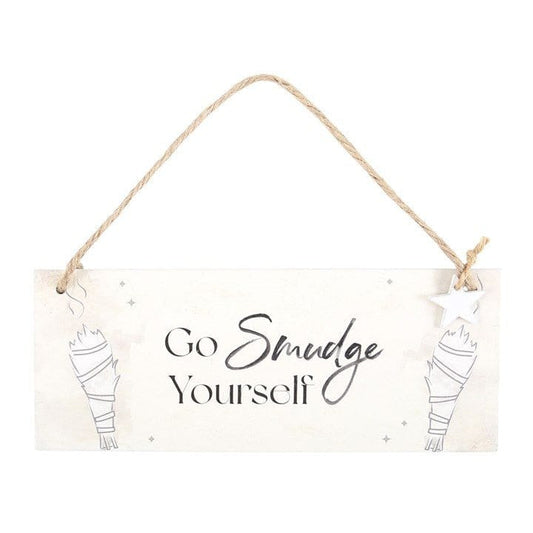 Jones Home & Gift Signs and Memoboards GO SMUDGE YOURSELF HANGING SIGN
