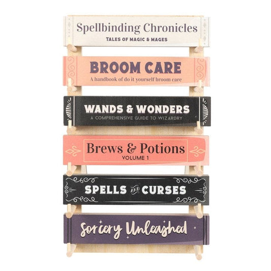 Jones Home & Gift Signs and Memoboards HALLOWEEN BOOK BLOCK SIGNS