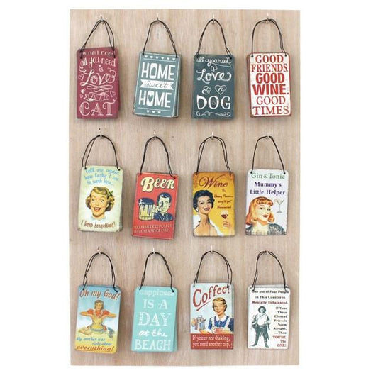 Jones Home & Gift Signs and Memoboards MINI METAL PLAQUE