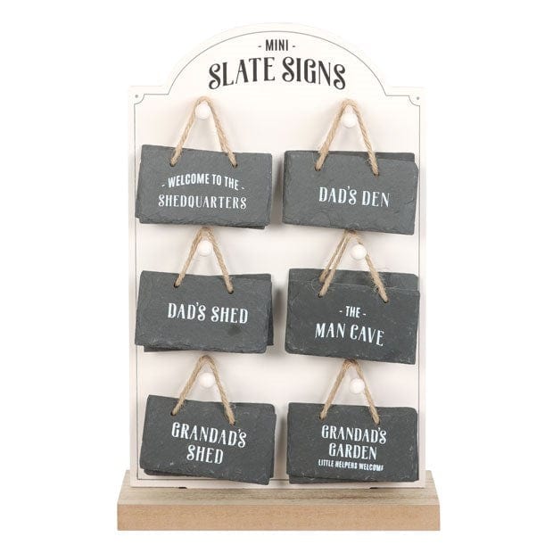 Jones Home & Gift Signs and Memoboards MINI SLATE SIGNS FOR HIM ON DISPLAY - FATHERS DAY