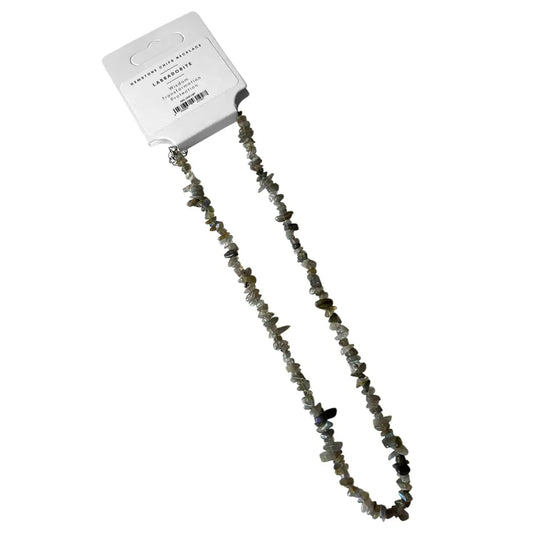Labradorite Gemstone Chips Necklace - NE70