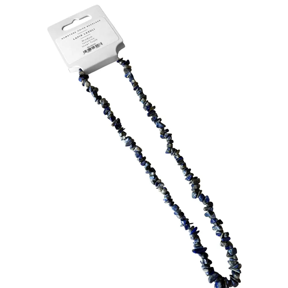 Lapis Lazuli Gemstone Chips Necklace - NE71