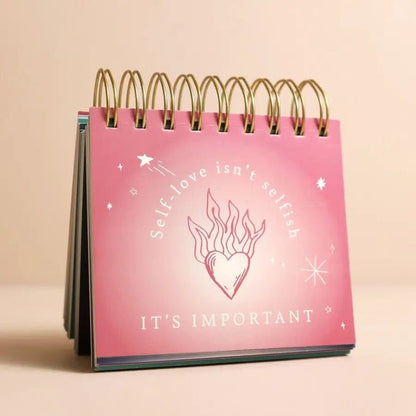 Lisa Angel Notebooks Floral Weekly Positivity Flip Chart