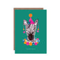 Magic Zebra Birthday Greeting Card - HCWB292 - The Hare and the Moon