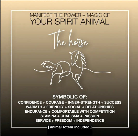 MANIFEST THE POWER + MAGIC OF YOUR SPIRIT ANIMAL THE HORSE - The Hare and the Moon