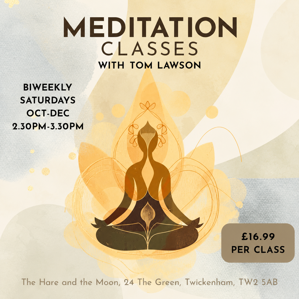 Meditation Classes with Tom