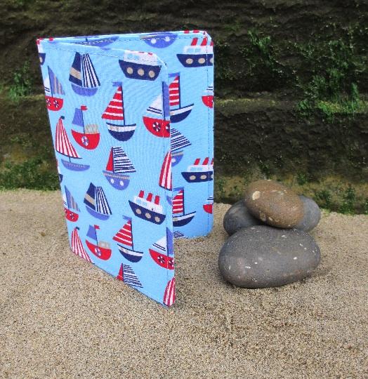 Miss Pretty London Passport Wallets Little Boats Print Passport Cover