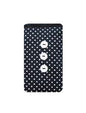 Miss Pretty London Phone Socks Black Polka Dot Print Mobile Phone Sock Pouch