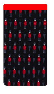 Miss Pretty London Phone Socks London Guard Print Mobile Phone Sock Pouch